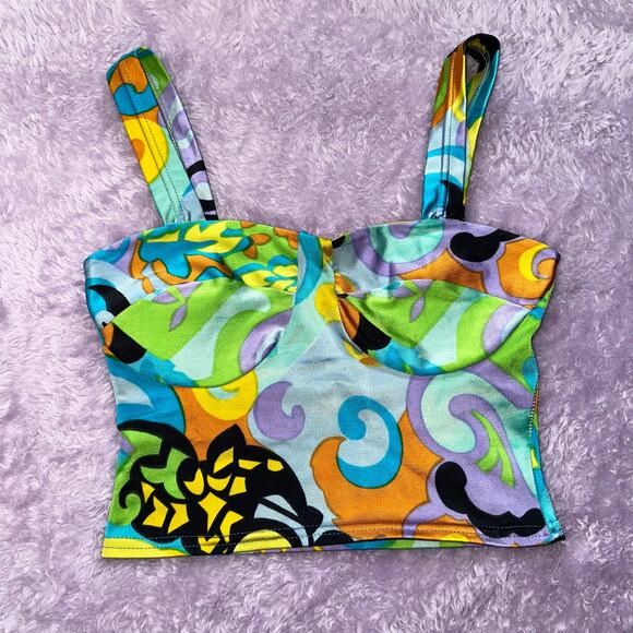 🤍HP👽 Psychedelic Crop Top - Picture 6 of 11